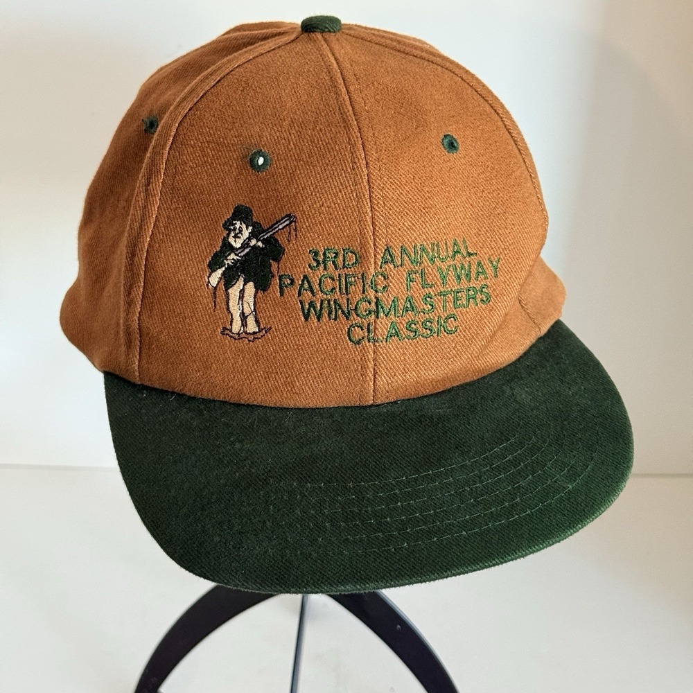 Vtg Ducks Unlimited 3rd Annual Pacific Flyway Wingmasters Classic Hat Snapback